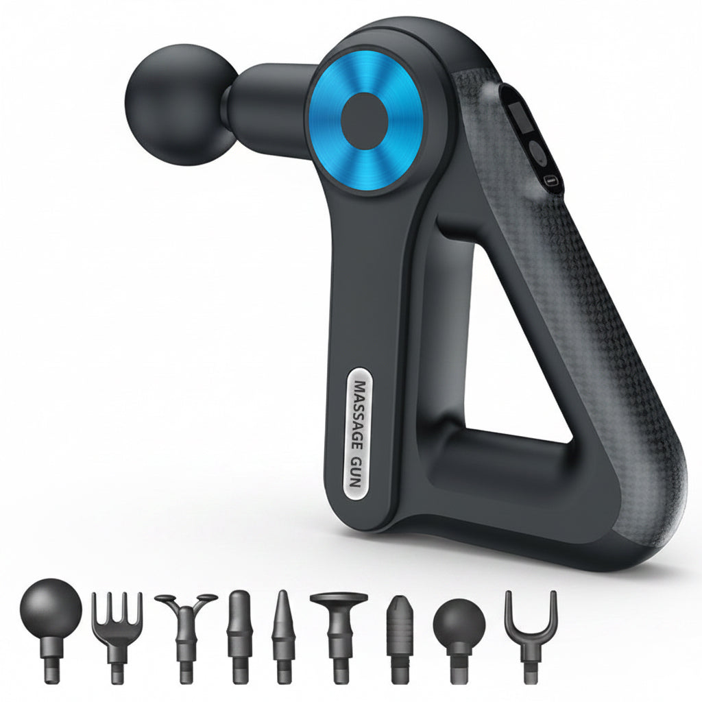 Professional-Grade Mini Fascia Gun Massager for Muscle and Neck, Electric Massage Gun for Shoulder and Neck, Portable Fitness