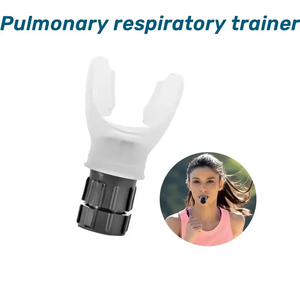 Silicone Breathing Trainer Lung Respirator Fitness Equipment Respiratory Silicone High Altitude Training Endurance Workout Parts